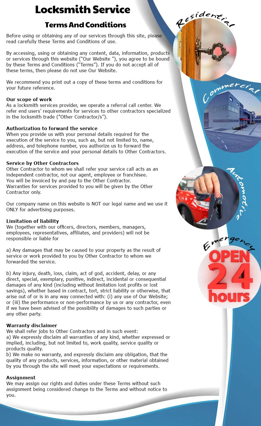 community Locksmith Store Saint Paul, MN 651-404-2562 - terms-ls